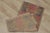 Red 1970s Turkish Vintage Geometric Wool Oushak Doormat Rug For Sale - Image 8 of 9