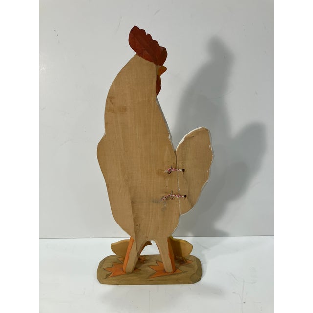 Folk Art Spotted Chicken With Chicks For Sale - Image 4 of 8
