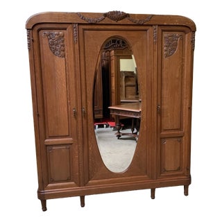 Antique Art Deco Linen Cupboard, 1932 For Sale