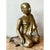 Brutalist Vintage Boho Brass Seated Buddha For Sale - Image 3 of 5