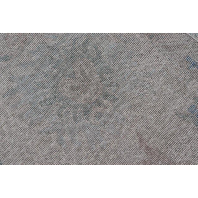 Keivan Woven Arts Modern Oushak With Light Silver-Gray 9' X 12' For Sale - Image 12 of 12