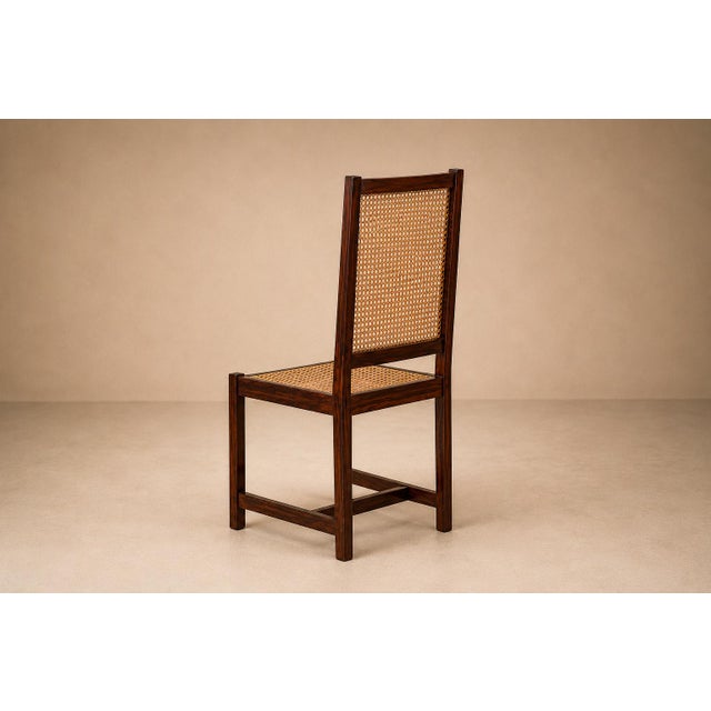 Set of Ten Brazilian Modern Dining Chairs in Rosewood and Cane by Móveis Primus, Brazil, 1960s For Sale - Image 15 of 18