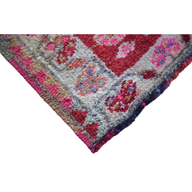 Turkish Runner Rug. Hand-Knotted Tribal Halway Rug - 2′9″ × 10′7″ For Sale - Image 10 of 11