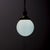 1930s Art Deco Milk Glass Pendant Light For Sale - Image 4 of 4