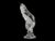 Crystal Leaping Trout Sculpture With Bronze Fishing Lure For Sale In Los Angeles - Image 6 of 9