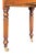 William IV Library Table or Writing Desk of Patinated Oak With Inset Leather Top For Sale - Image 11 of 12