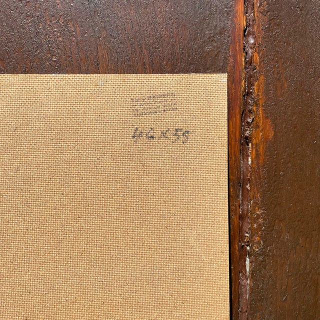 Tony Reniers, Landscape, 1981, Oil on Panel For Sale - Image 6 of 7