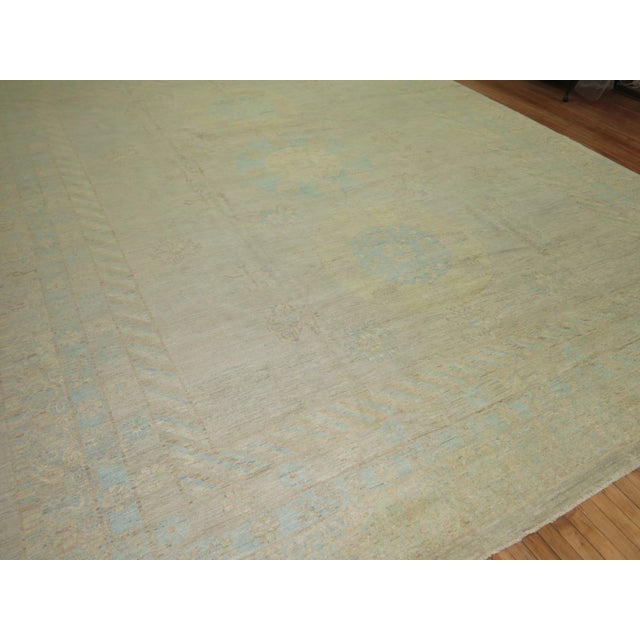 1990s Late 20th Century Large Khotan Rug - 12'6" x 16' For Sale - Image 5 of 13