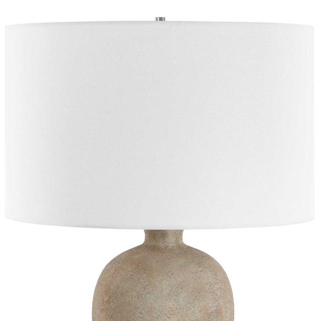 Not Yet Made - Made To Order Torres Textured Ceramic Table Lamp For Sale - Image 5 of 6