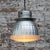 Vintage Industrial Mercury Glass Pendant Lamp by Adolf Meyer for Zeiss Ikon For Sale - Image 6 of 14