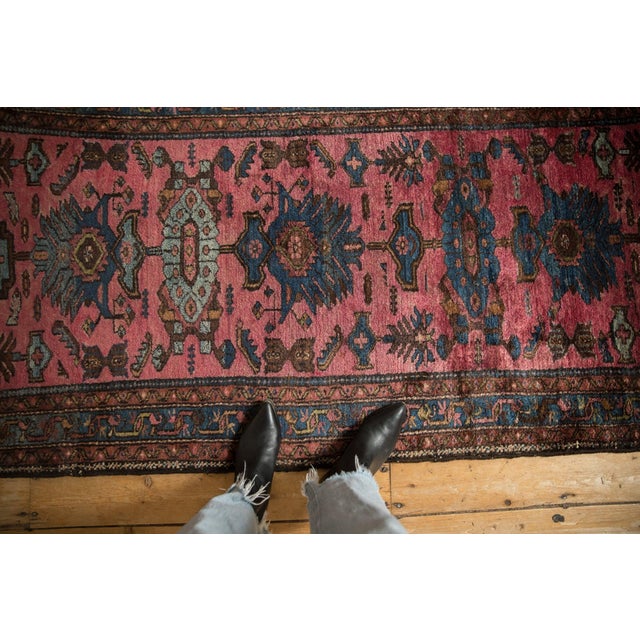 :: Single column oversized floral medallions and palmettes atop a covered field of finned germinating plants, serrated...