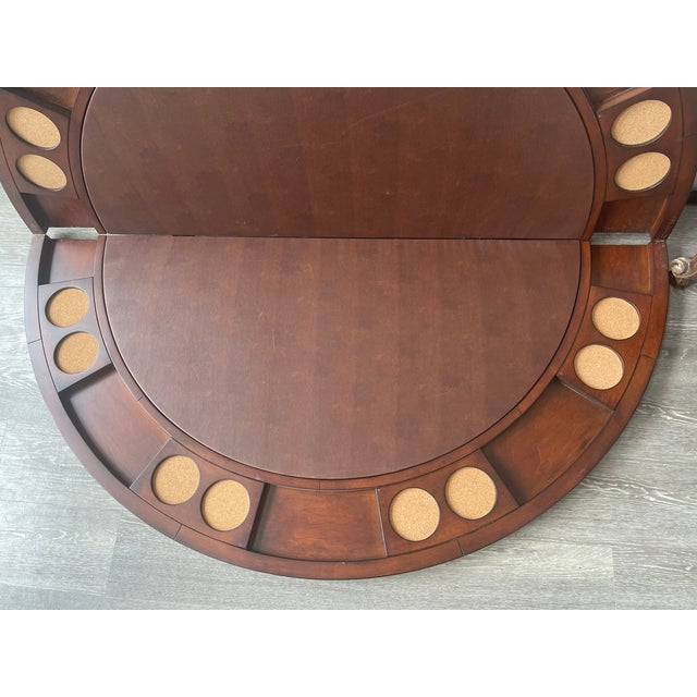 Wood Folding Game Table For Sale In New York - Image 6 of 9