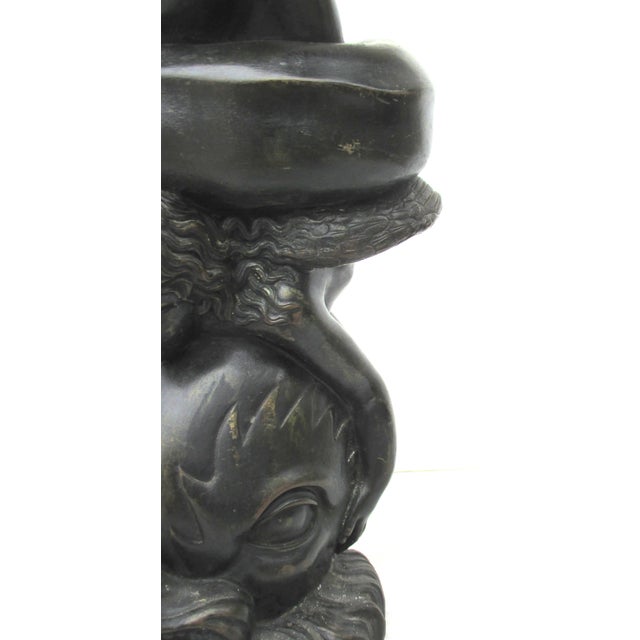 Grand Tour Bronze of Winged Eros on Dolphin For Sale - Image 13 of 17