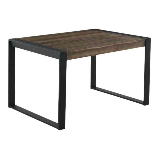 New Extendable Dining Table for Indoor and Outdoor With Wood Top For Sale