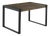 New Extendable Dining Table for Indoor and Outdoor With Wood Top For Sale