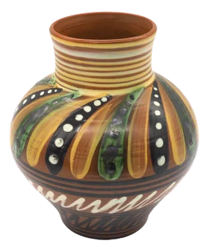 Vintage Swedish Art Deco Ceramic Vase from Upsala Ekeby, 1920s