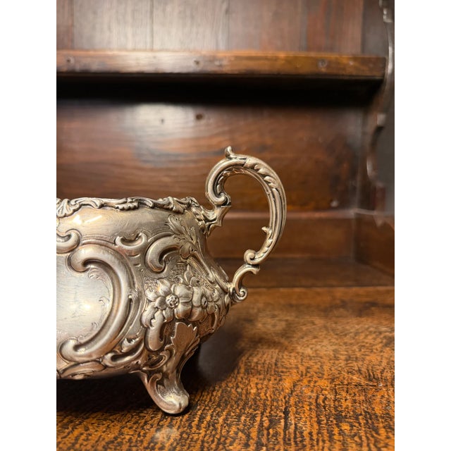 Mid 19th Century English Victorian Sterling Silver Tea & Coffee Service, Louis XV Pattern For Sale In Dallas - Image 6 of 11