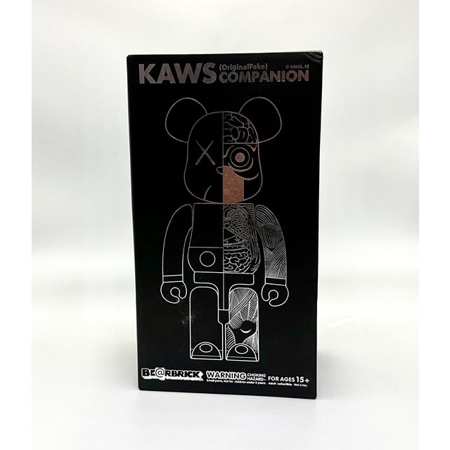 Kaws Black Dissected 400% Bearbrick Companion Figure For Sale - Image 12 of 15