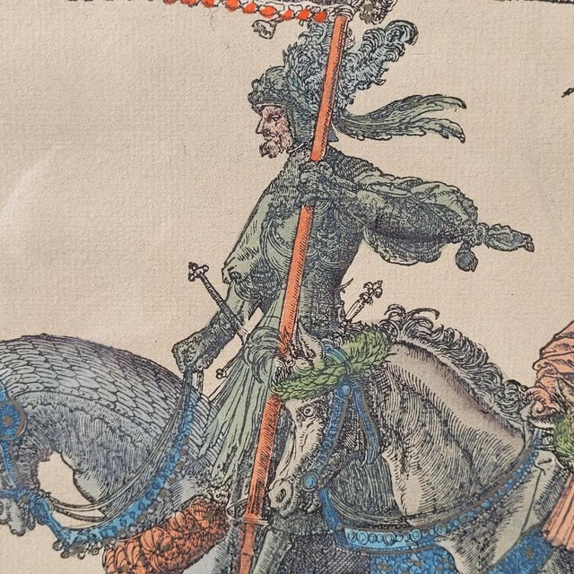 20th Century Triumph of Maximilian Colored Engravings, 1890s, Set of 4 For Sale - Image 10 of 18