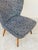 Vintage Chair in Heather Grey Fabric, 1960s For Sale - Image 6 of 8