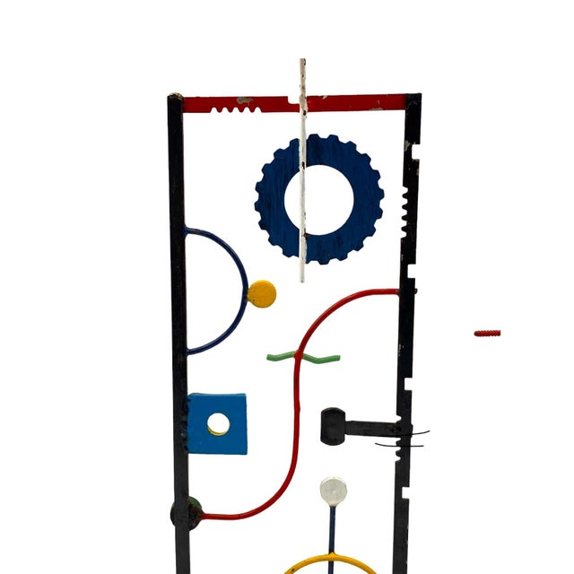 Modern Abstract Lacquered Metal Sculptures, France, 1930s, Set of 2 For Sale - Image 12 of 18