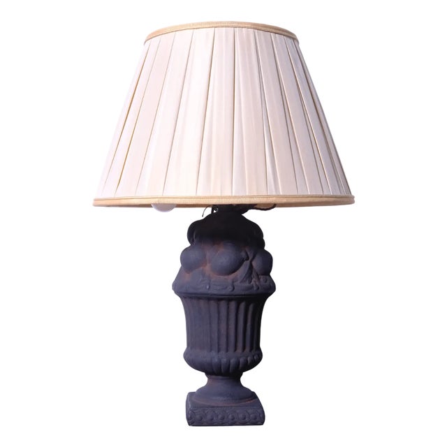 Cast Iron Table Lamp, 1960s For Sale