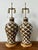 Vintage Regency Bunny Williams “Chicken Feathers” Glazed Ceramic Lamps - A Pair For Sale - Image 11 of 11