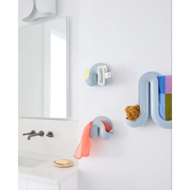 Mid-Century Modern Heller Swell Wall Catchall Catch-All Organizer Anna Dawson Coat Rack Hellerware For Sale - Image 3 of 8