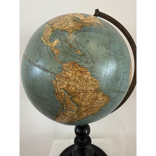 Antique Globe by Ernesto Shotte & Co., 1890s For Sale - Image 5 of 18