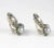 1950s 1950s Grey "Pearl" and Black Necklace and Earrings For Sale - Image 5 of 9