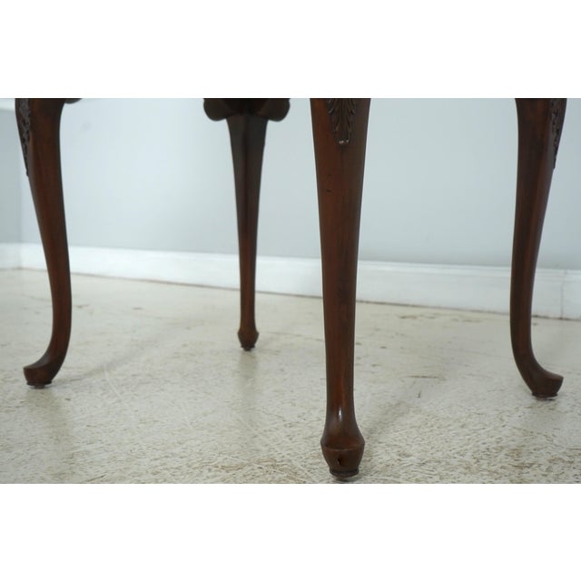 Ethan Allen Ethan Allen Georgian Style Mahogany Occasional Lamp Table For Sale - Image 4 of 14