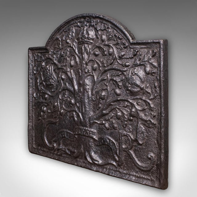 Traditional Heavy Antique Public House Fire Back, English Hearth Reflector, Georgian, c.1800 For Sale - Image 3 of 8