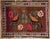mid-20th century Turkish Anatolian with 2 pigeons. 1'10'' x 2'4''