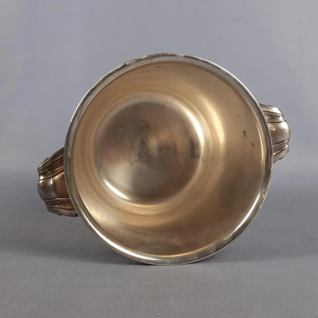 1960s Vintage Art Deco Silver-Plated Gallia Ice Bucket from Christofle, 1960s For Sale - Image 5 of 11