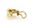 Tiffany and Co. Tiffany & Co. 18k Yellow Gold Leaf Shape Small Huggie Earrings For Sale - Image 4 of 5