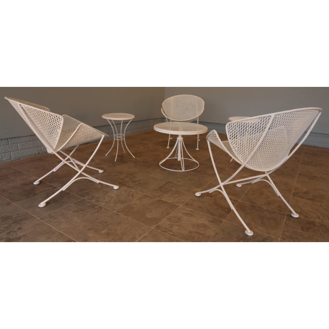 Salterini "Radar" Atomic Lounge Set, Mid-Century Modern, C. 1955–1965, Attributed, 6 Pieces For Sale - Image 11 of 18