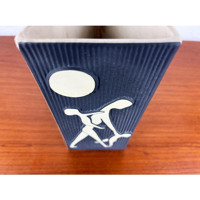 Mid-Century Danish You and I Series Studio Pottery Vase by Svend Aage Holm Sørensen for Søholm, 1950s For Sale - Image 4 of 18