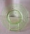 Transparent Green Uranium Glass Salad Plates Set of 6 Early 20th Century For Sale - Image 9 of 18