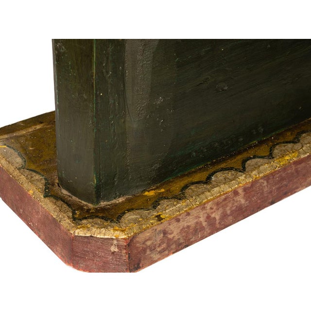 Saint Benedict Statue, Symbol of Faith & Guidance, 1980s, Wood For Sale - Image 9 of 10