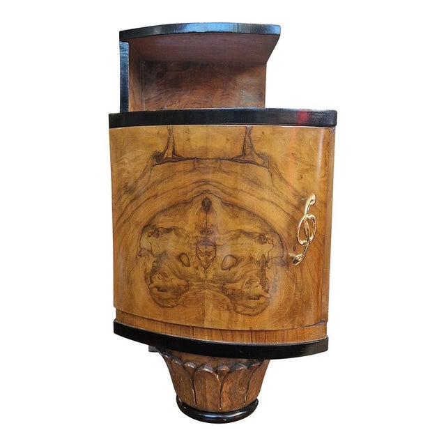 Art Deco Italian Bedside Tables, 1980s, Set of 2 For Sale - Image 6 of 7