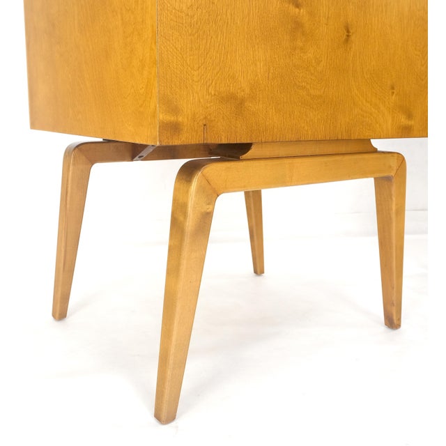 Pair Swedish Edmond Spence 2 Drawer Blond Birch Night Bed Stands Cabinets MINT! For Sale - Image 12 of 16