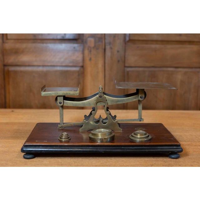 Wood Early 20th Century English Postal Scale For Sale - Image 7 of 14