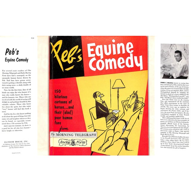 Traditional "Peb's Equine Comedy" 1957 Peb (Inscribed) For Sale - Image 3 of 13
