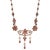 This stunning vintage necklace is the perfect combination of elegance and grandeur. An exquisite gold-plated setting...