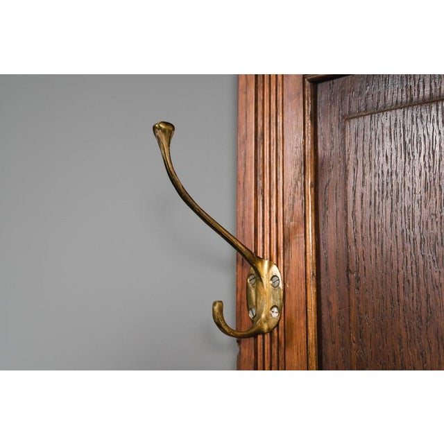 Art Nouveau Wardrobe with Mirror, Early 20th Century For Sale - Image 14 of 16