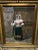 Italian Antique Realist Portrait Oil Painting “The Roman Girl” For Sale - Image 3 of 10
