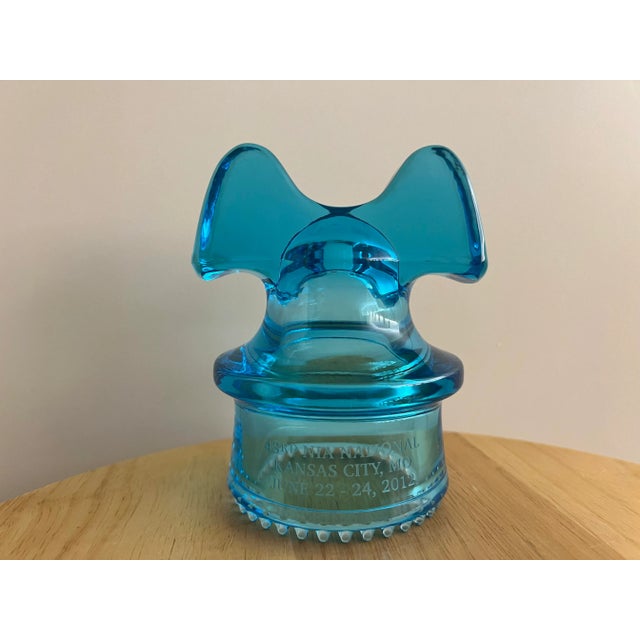 2010s Vintage X-Large Glass Insulator For Sale - Image 5 of 8