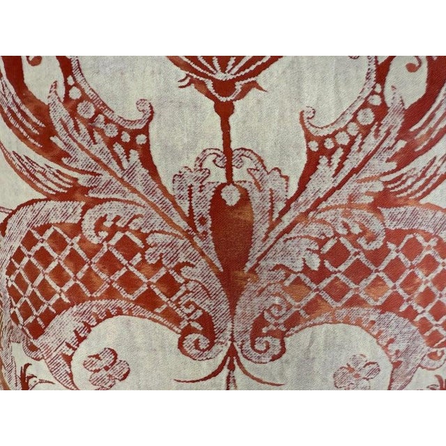 Melissa Levinson Pair of Authentic Fortuny Mezzaro / Mezziano Textile Pillows For Sale - Image 4 of 6