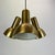 3-Spot Brass Tone Hanging Light by Koch and Lowy for OMI Lighting, Germany, 1970s For Sale - Image 6 of 18