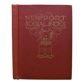 Newport Social Index 1929 For Sale